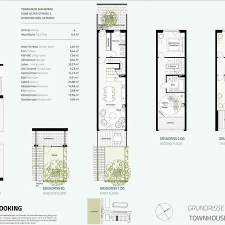 Townhouse Alaunpark Villa Dresden Exterior photo